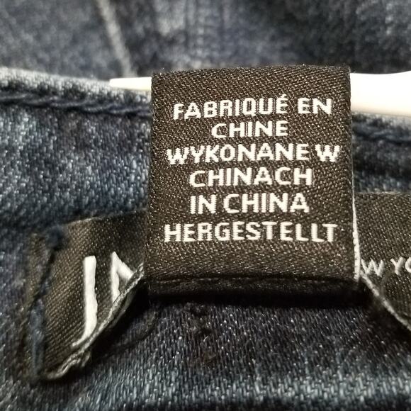 JNY Jones New York Jeans Women's Plus 22W Skinny Ankle Dark Blue Stretch Denim - Picture 5 of 8